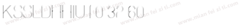 KSSLDHHIUT0 32 60字体转换